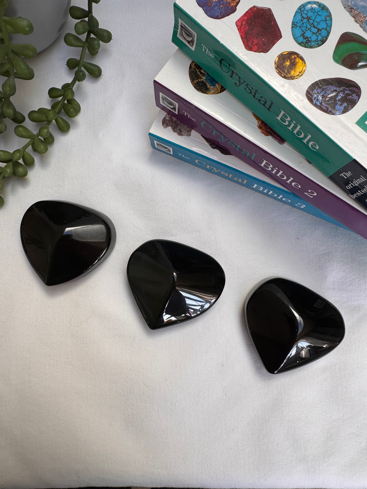 Rainbow Obsidian Hearts | A Grade