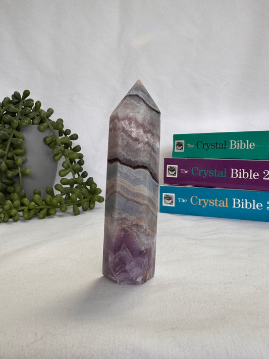 Amethyst + Agate Tower | A Grade