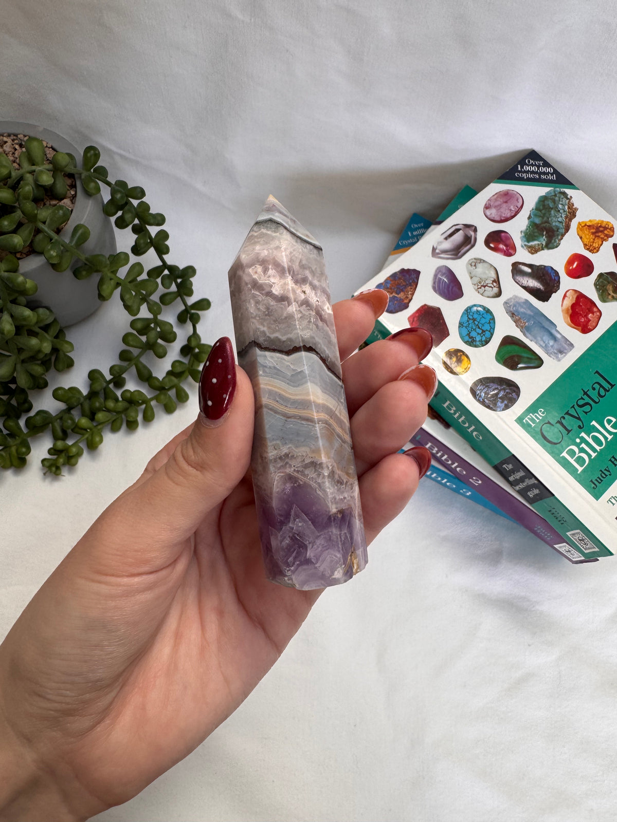 Amethyst + Agate Tower | A Grade