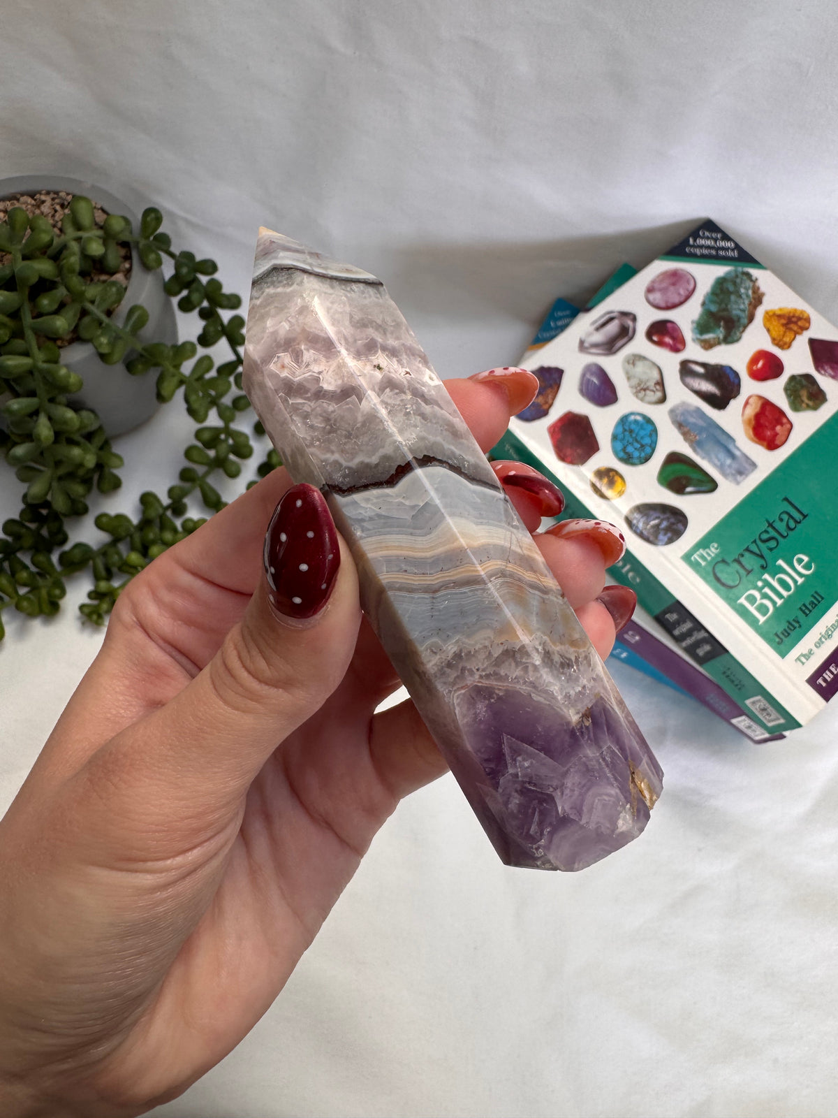 Amethyst + Agate Tower | A Grade