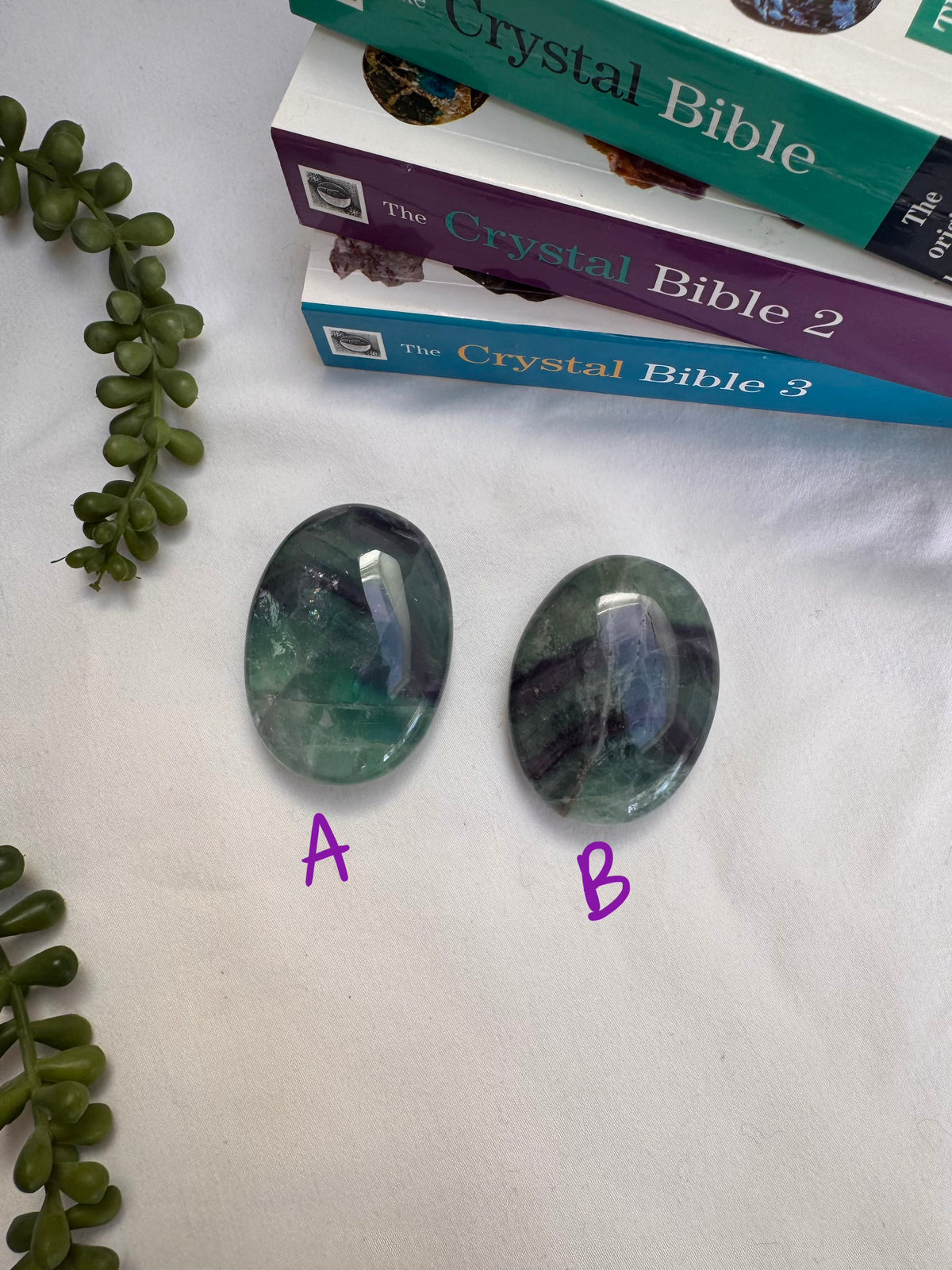 Rainbow Fluorite Palmstones