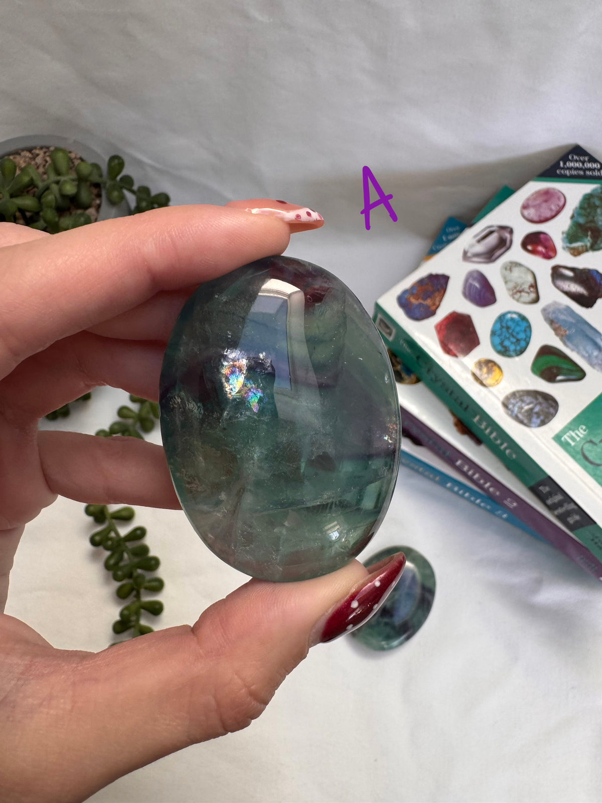 Rainbow Fluorite Palmstones