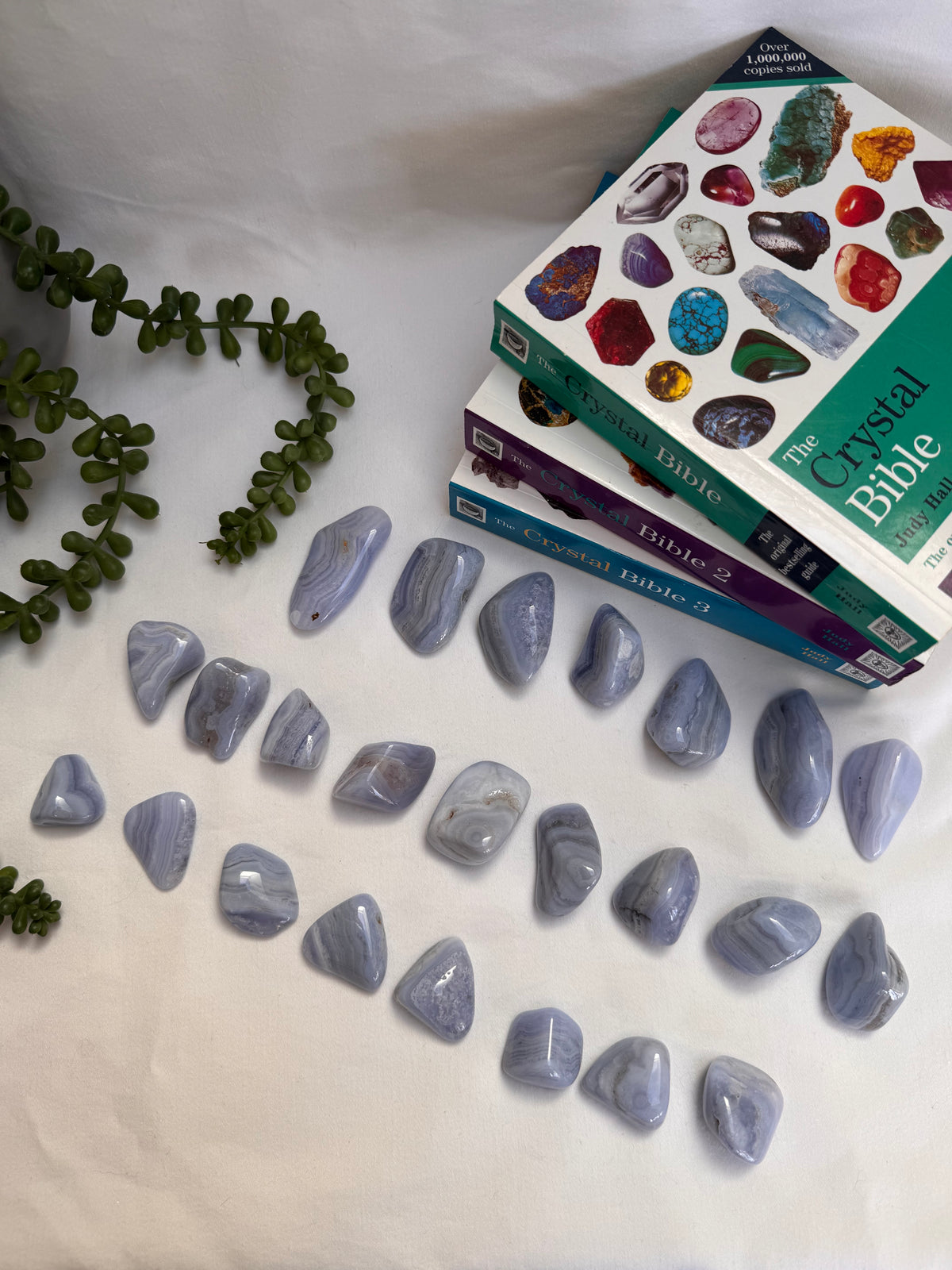 Blue Lace Agate Large Tumbles | A Grade