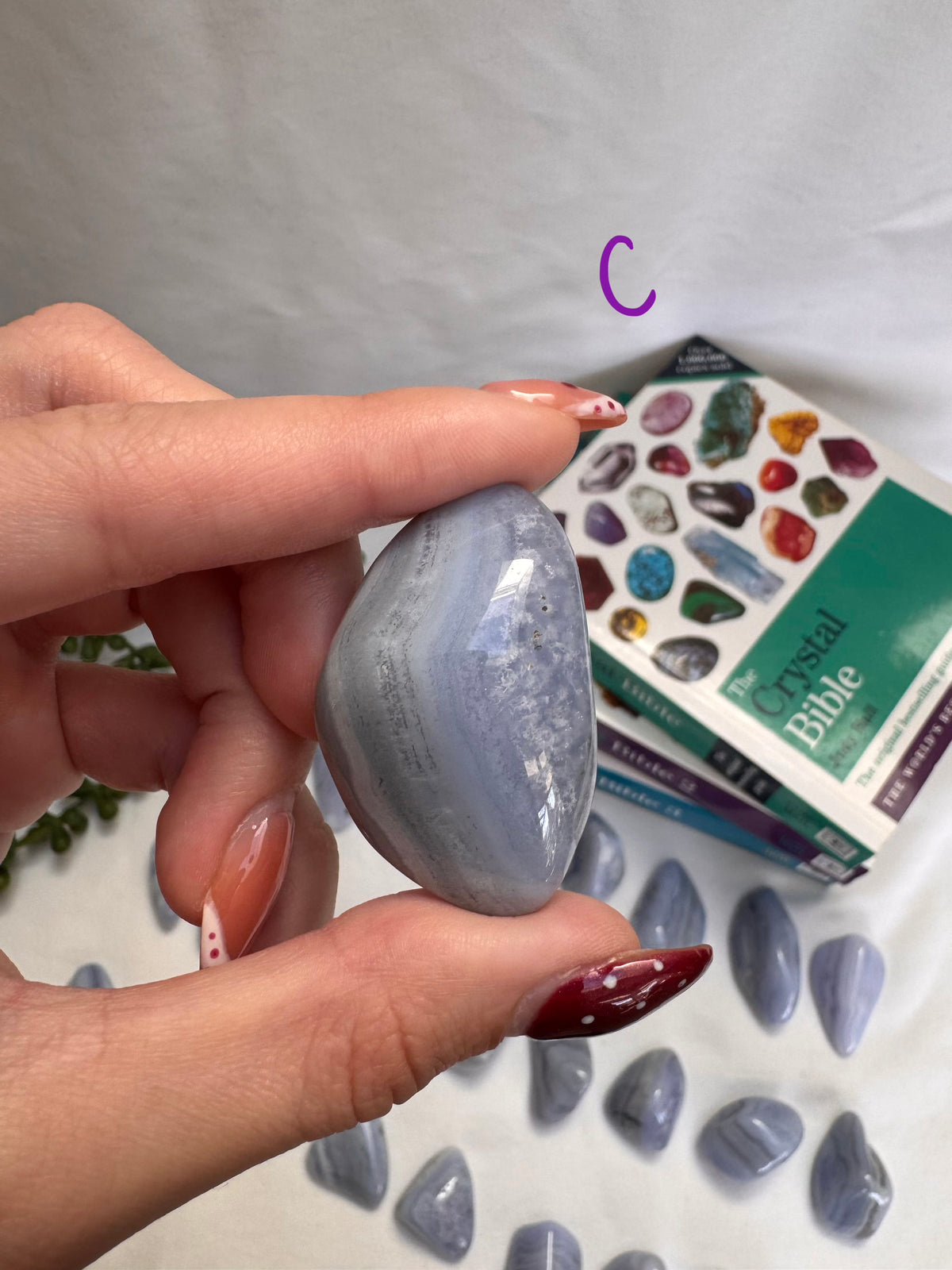 Blue Lace Agate Large Tumbles | A Grade