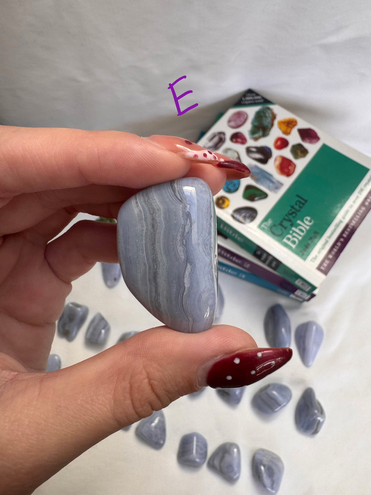 Blue Lace Agate Large Tumbles | A Grade
