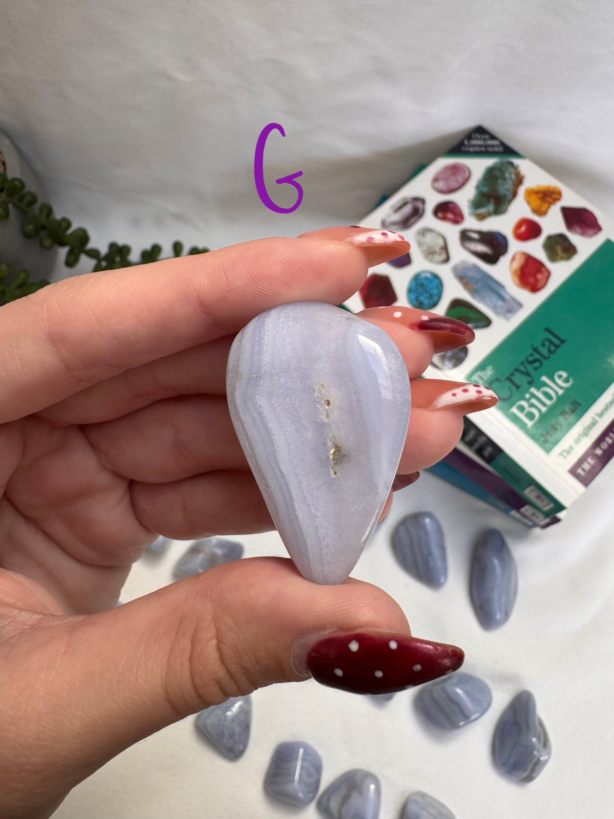Blue Lace Agate Large Tumbles | A Grade