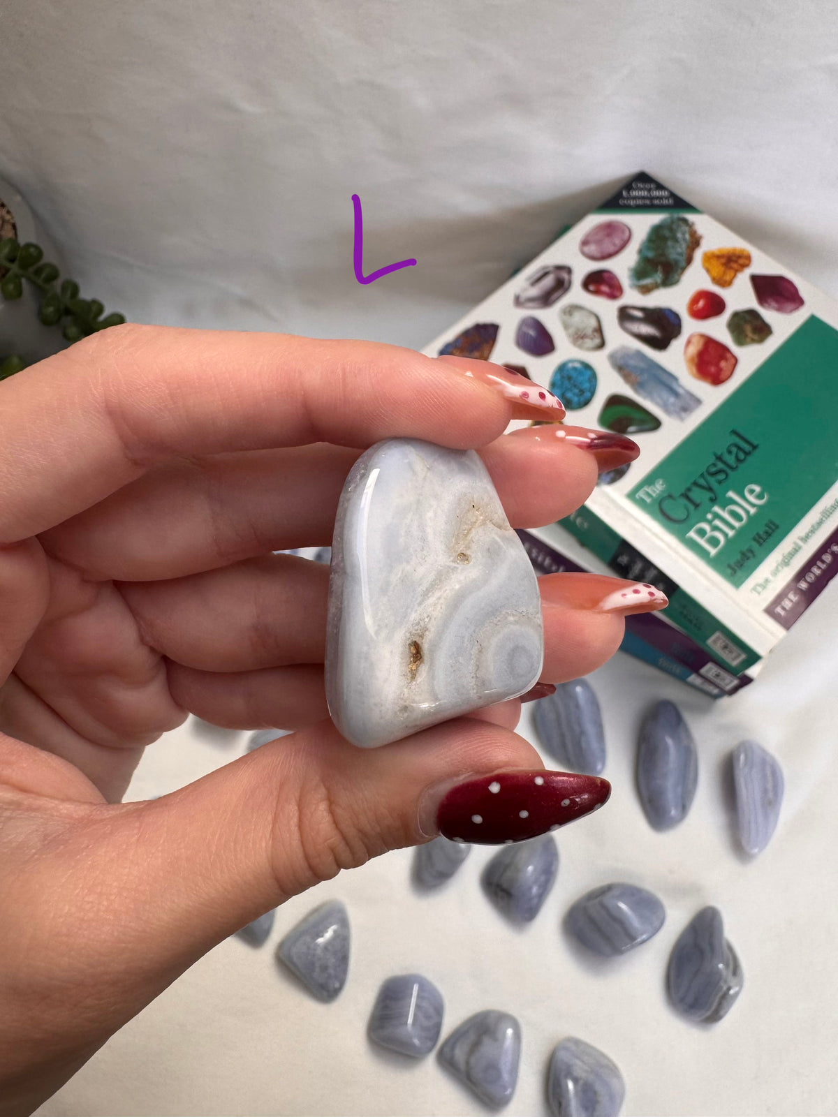Blue Lace Agate Large Tumbles | A Grade