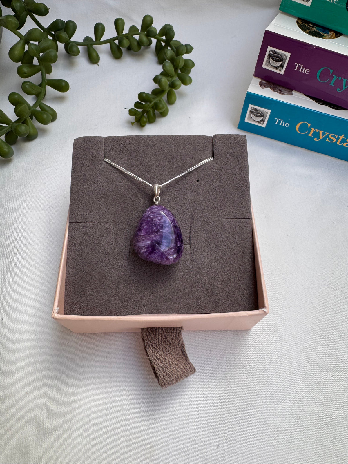 Charoite Oval Necklace