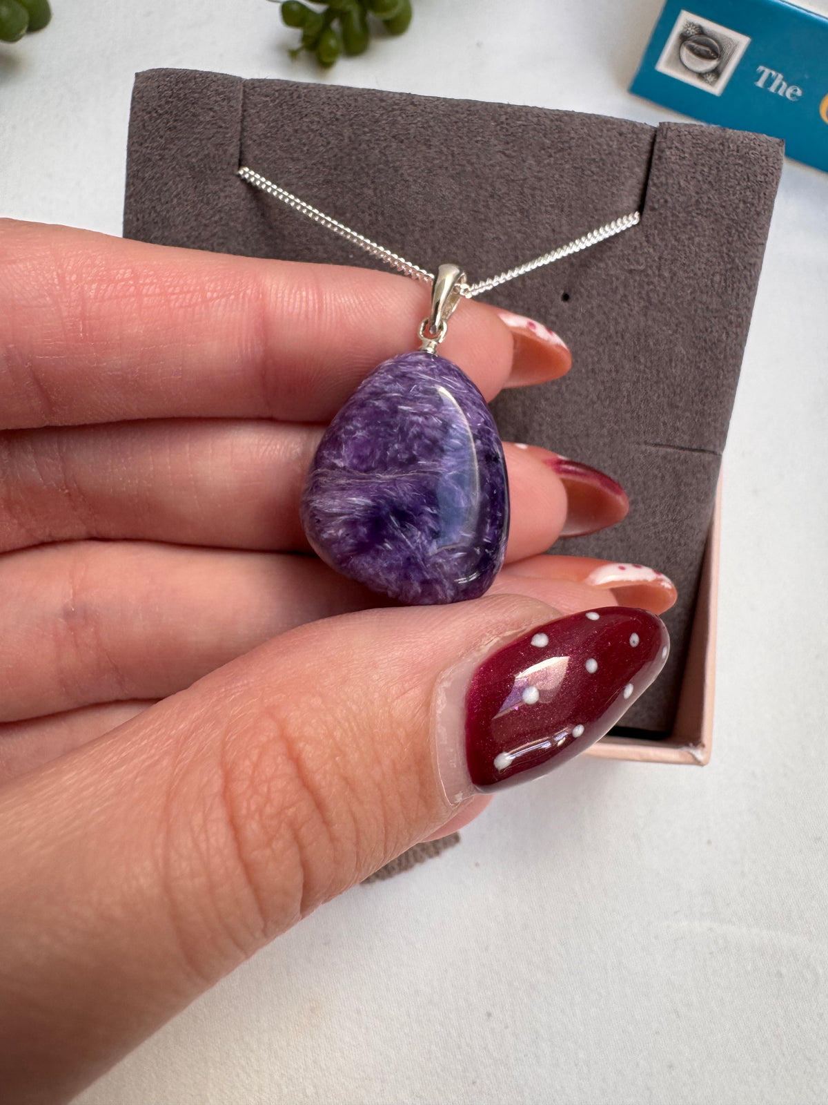 Charoite Oval Necklace