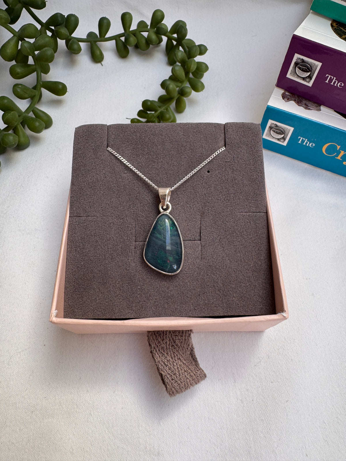 Australian Boulder Opal Necklace