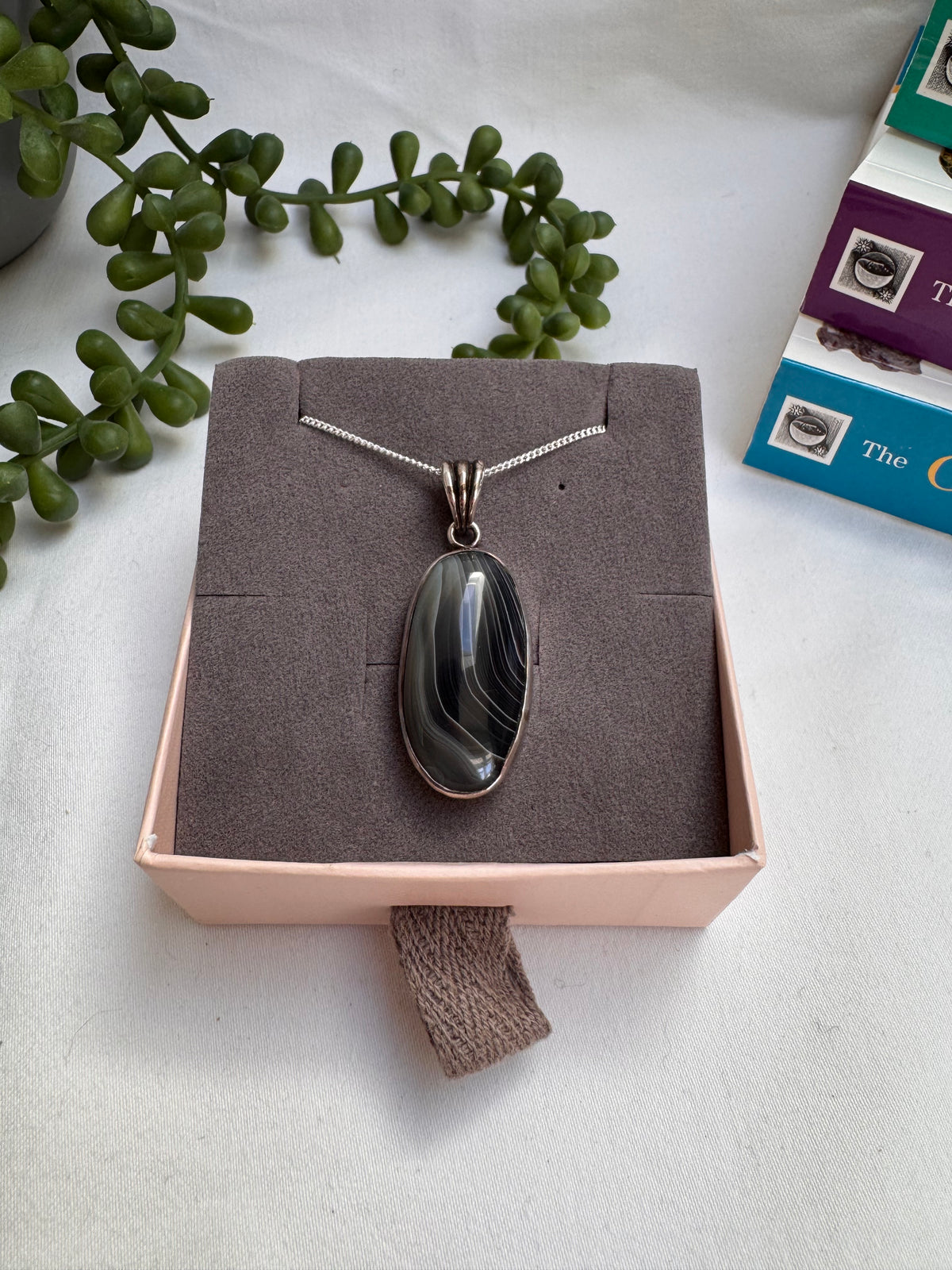 Striped Agate Necklace