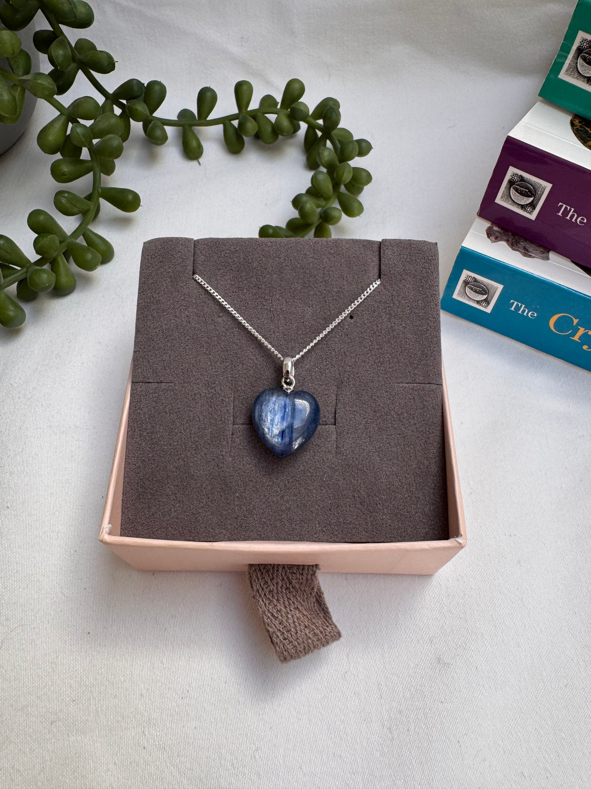 Kyanite Heart Necklace | A Grade