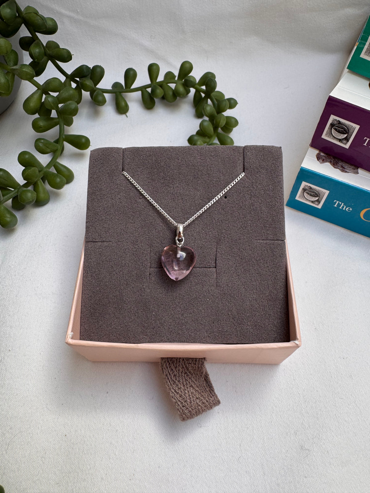 Ametrine Heart Necklace | A Grade