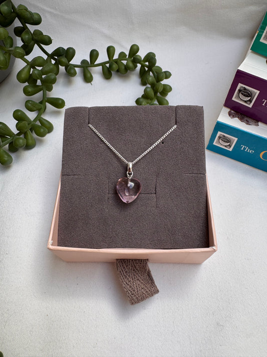 Ametrine Heart Necklace | A Grade