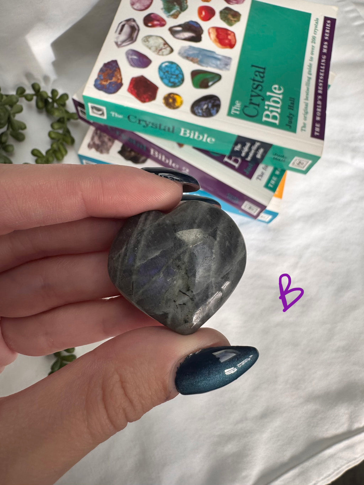 Sunset Labradorite Hearts