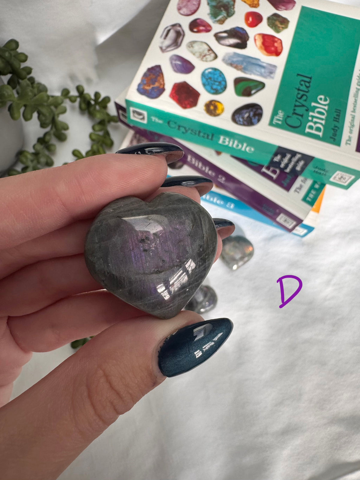 Sunset Labradorite Hearts