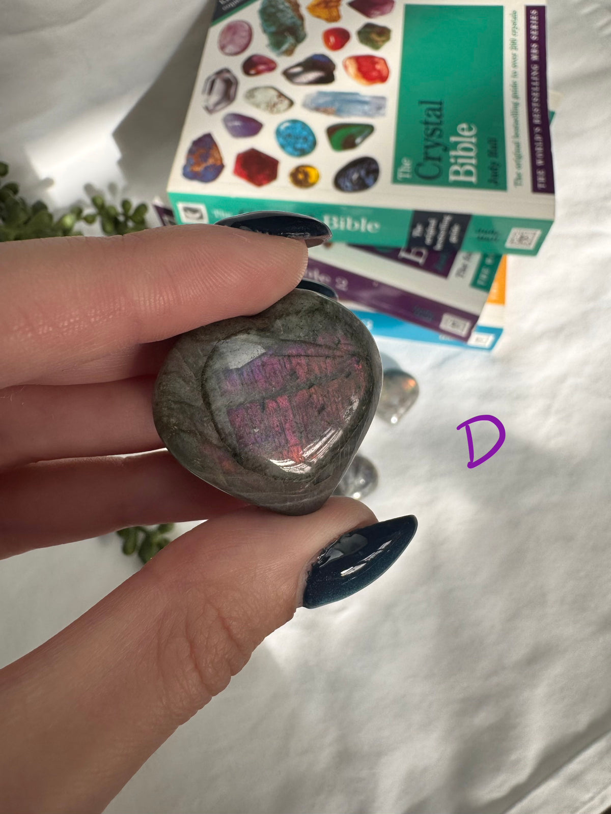 Sunset Labradorite Hearts