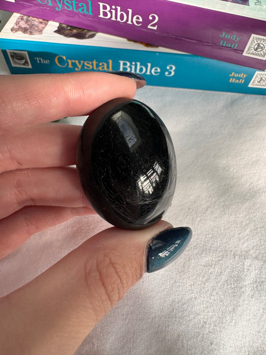 Black Tourmaline Palmstone