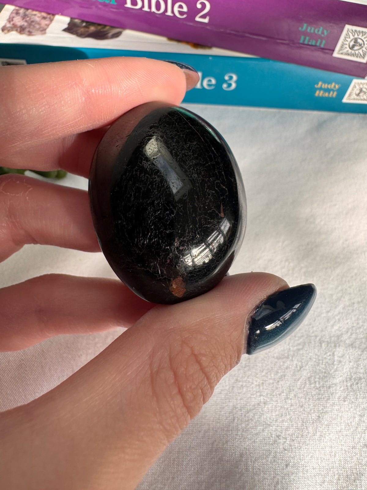 Black Tourmaline Palmstone