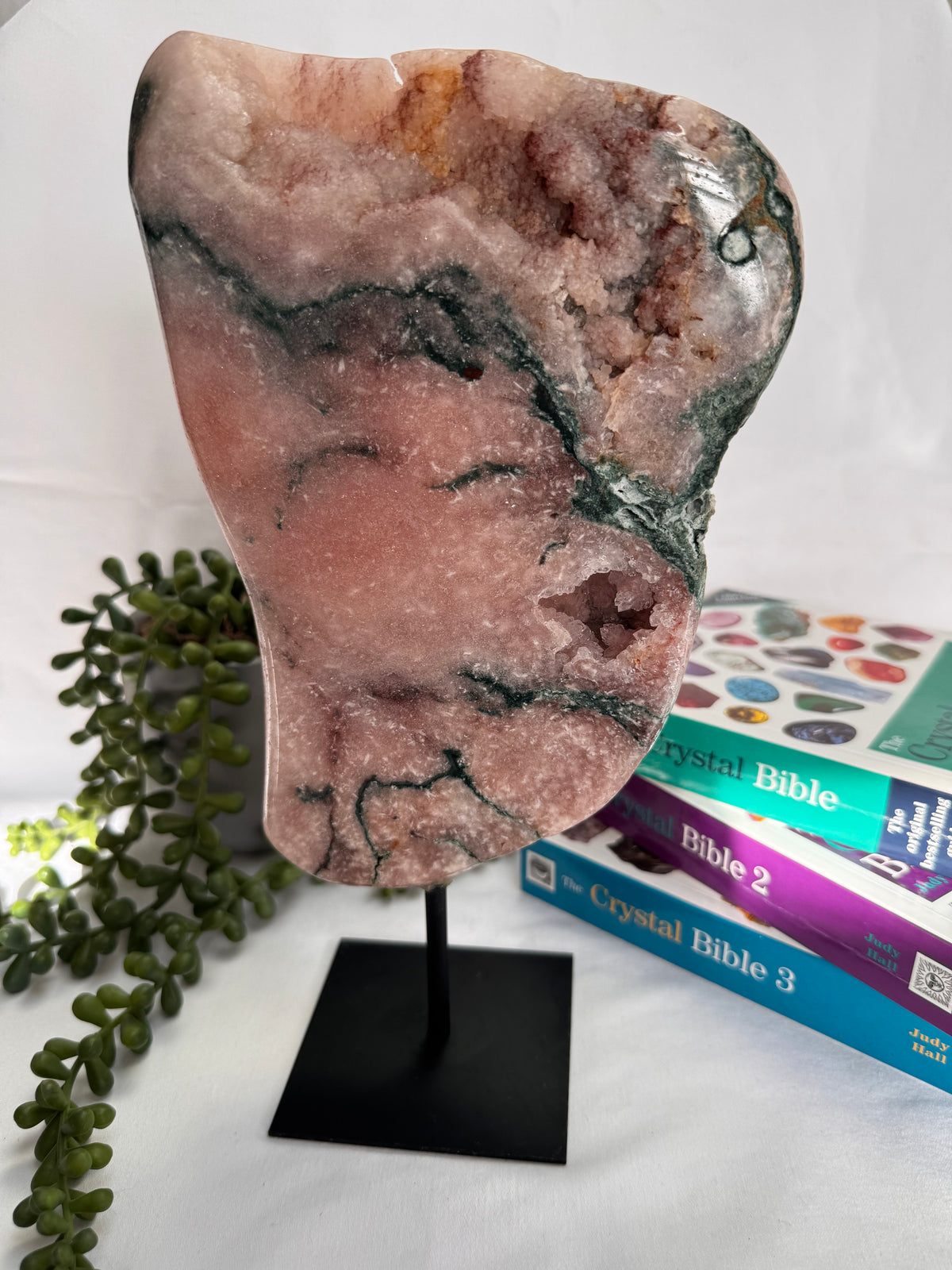Pink Amethyst Statement Piece | On a Stand