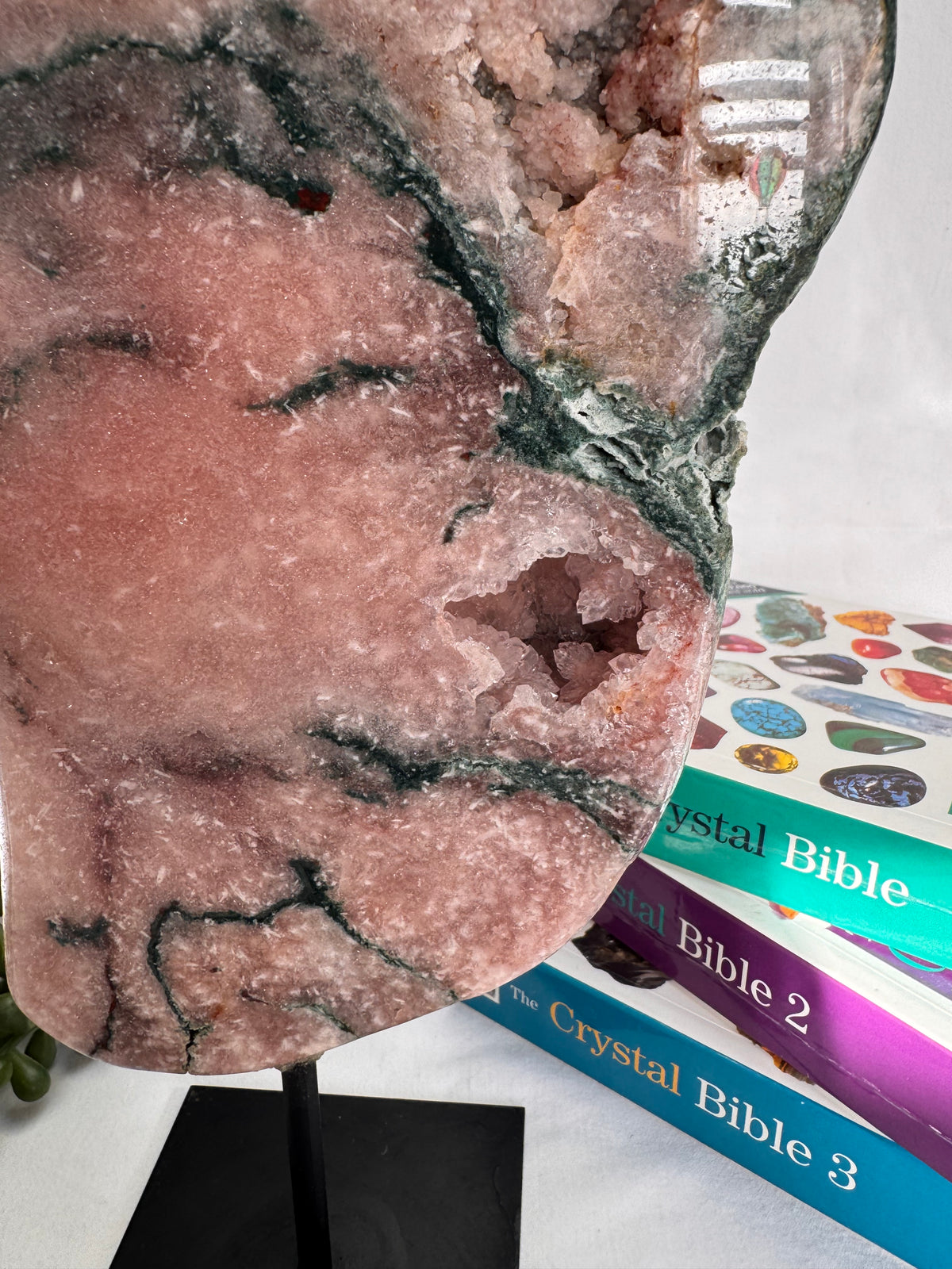 Pink Amethyst Statement Piece | On a Stand