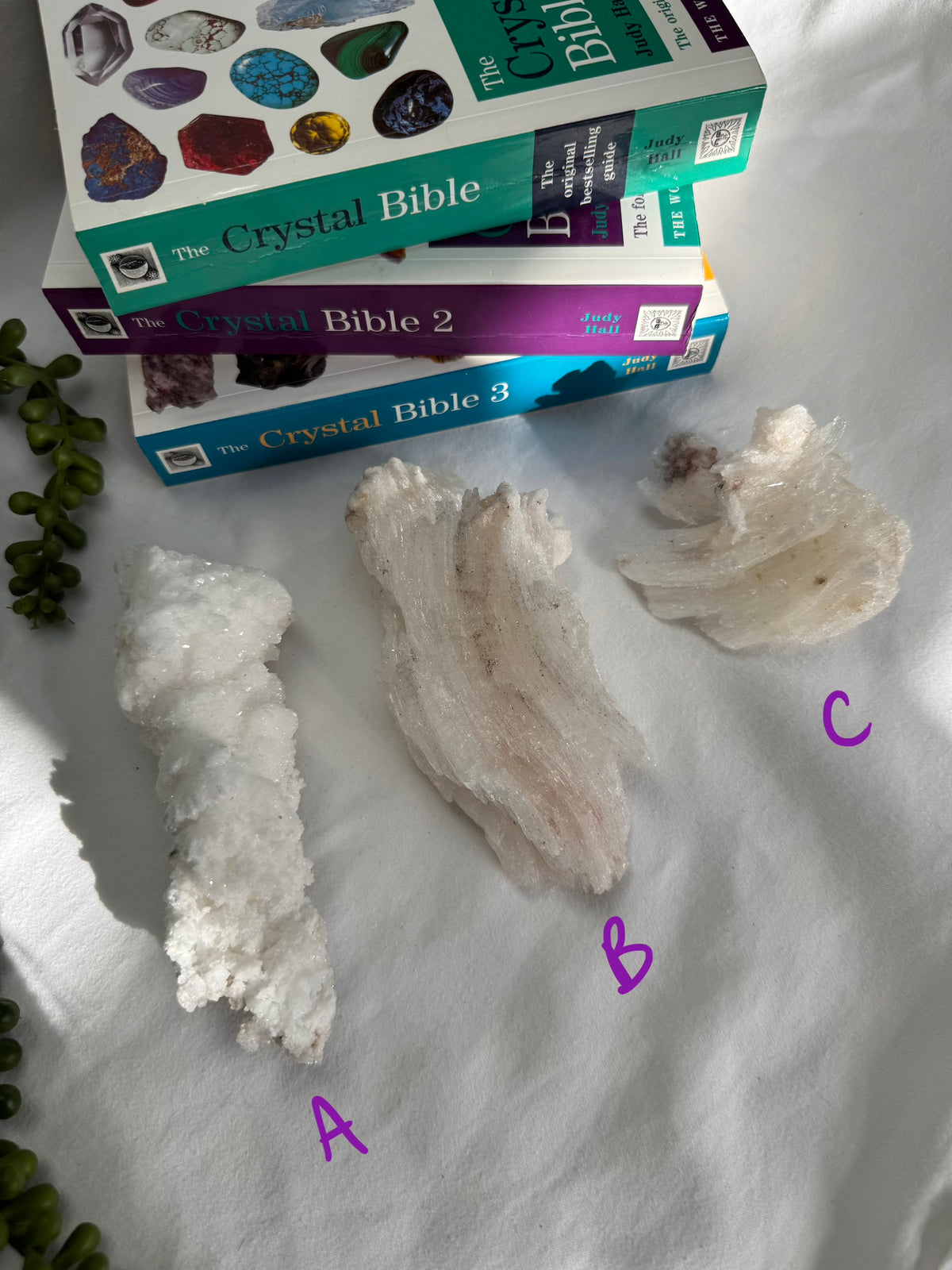 White Aragonite Raw Pieces