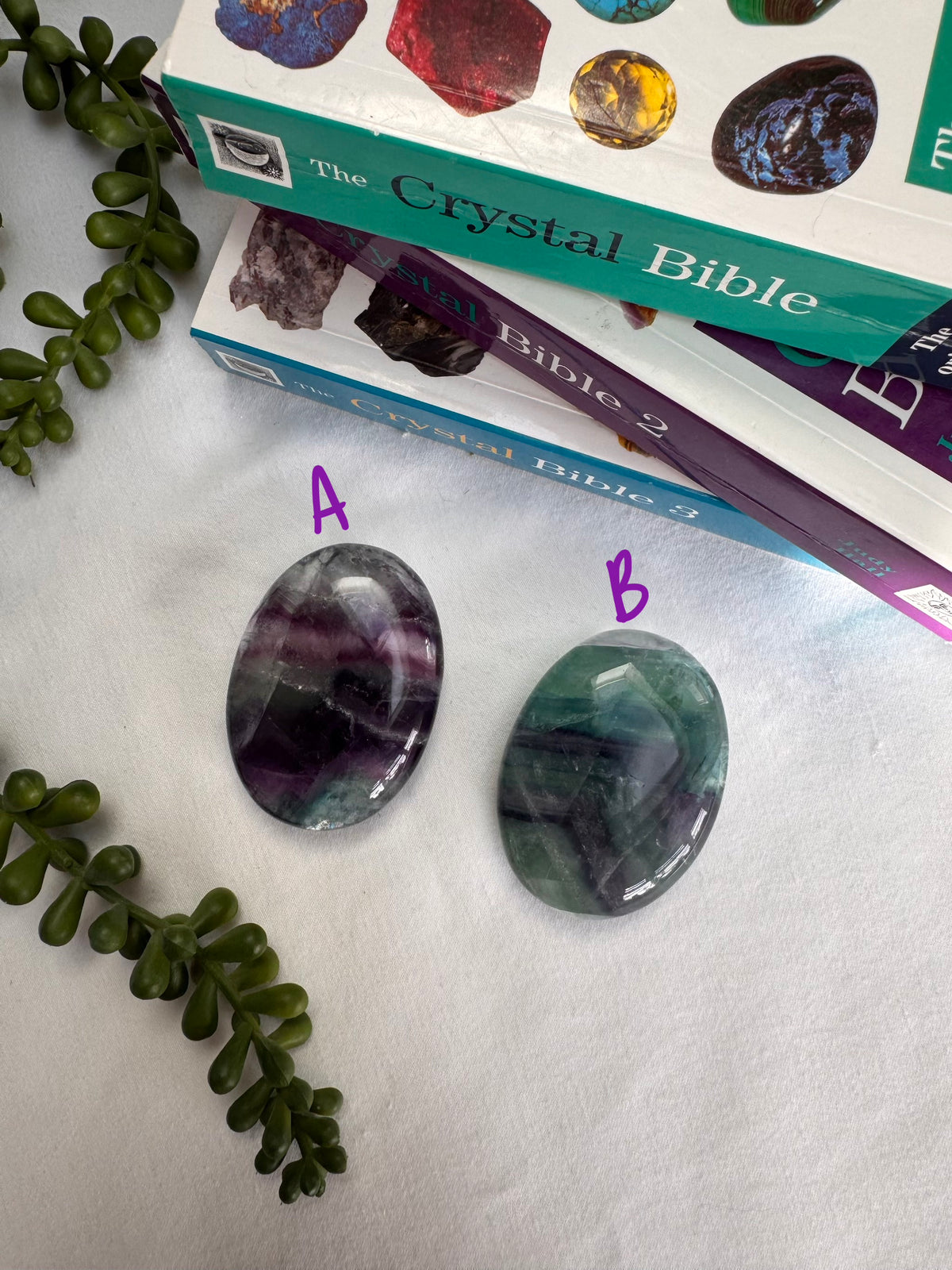 Fluorite Palmstones | A Grade
