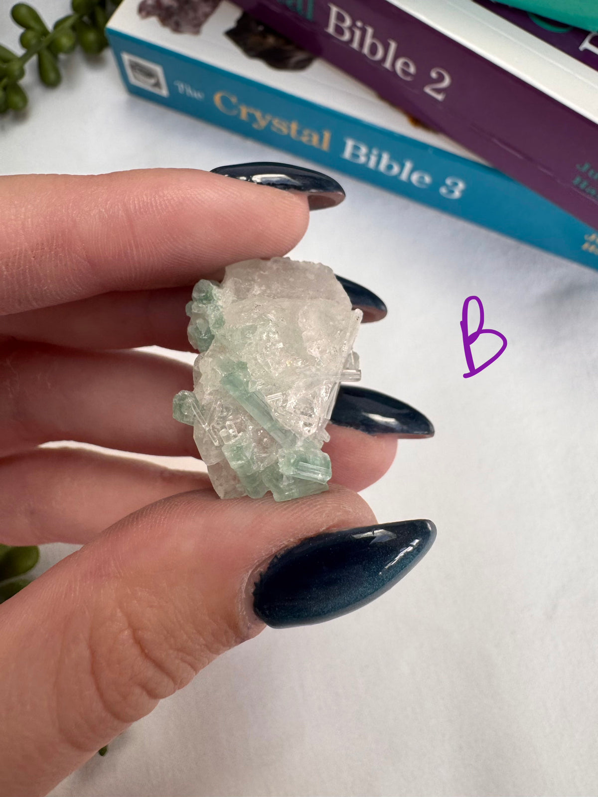 Raw Green Tourmaline Clusters