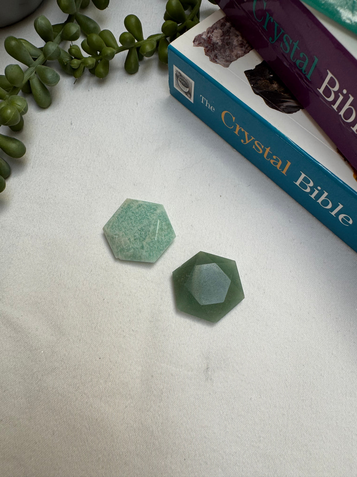 Crystal Hexagons | Amazonite + Aventurine