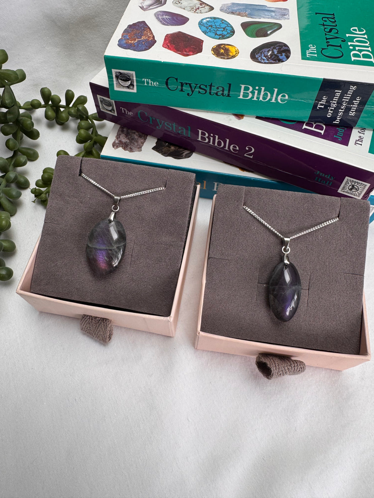 Labradorite Oval Sterling Silver Necklaces