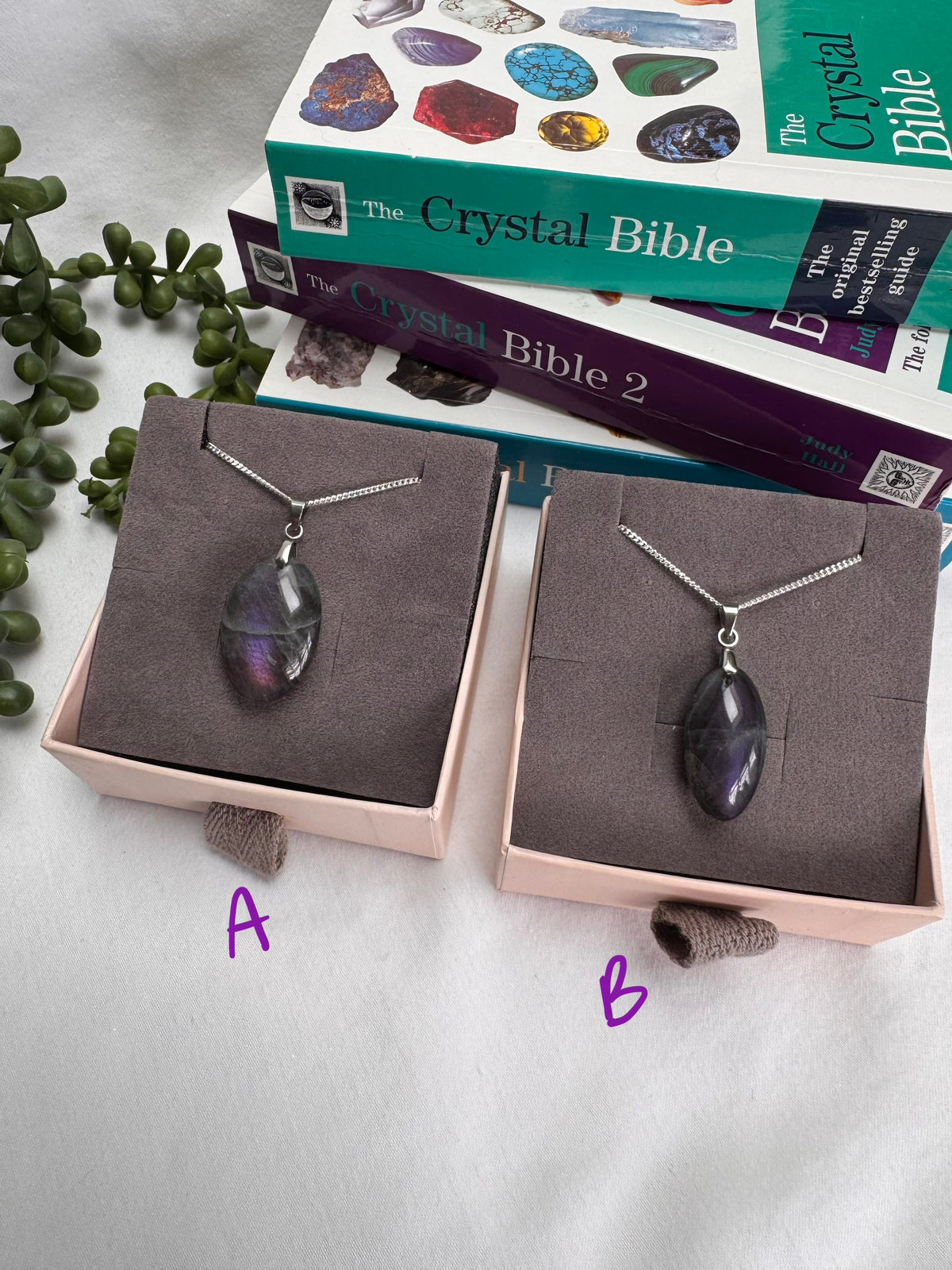 Labradorite Oval Sterling Silver Necklaces