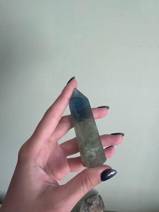 Rehomed Fluorite Green/Blue Tower
