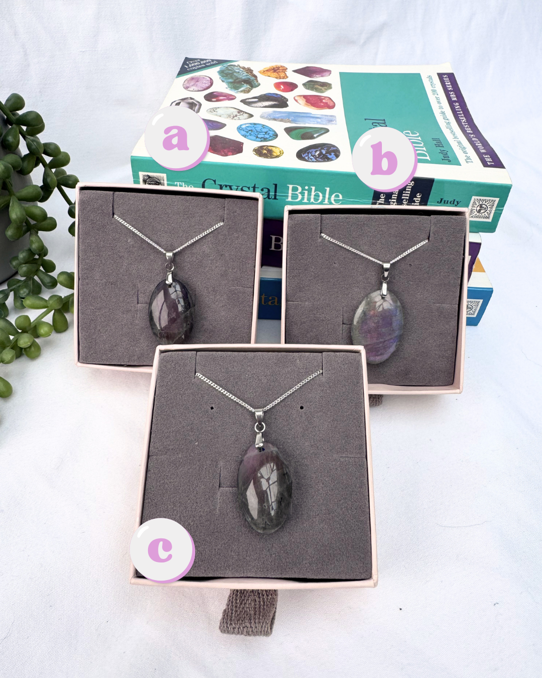 Labradorite Oval Sterling Silver Necklaces