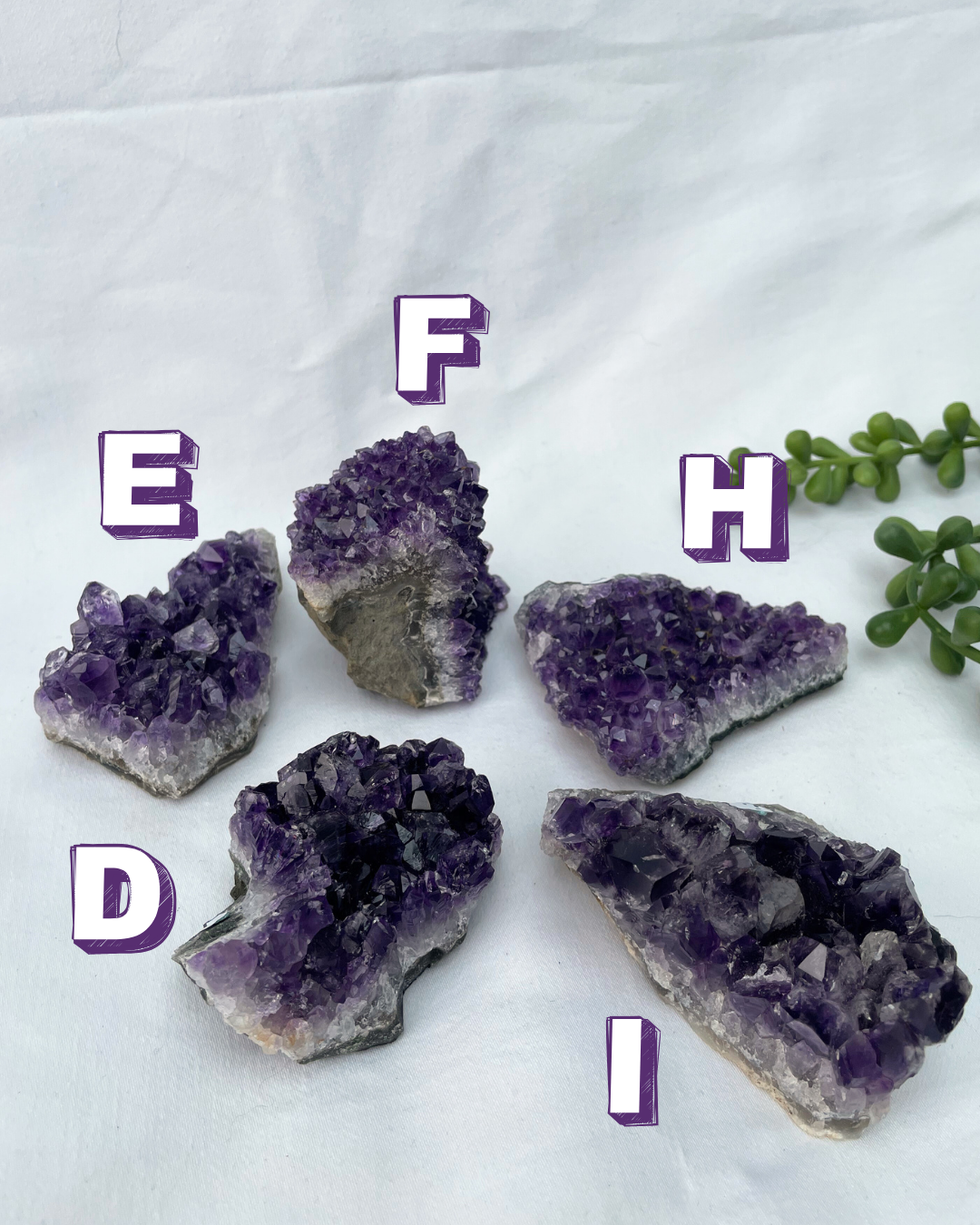 Medium Amethyst Clusters | AA Grade | Uruguayan Amethyst