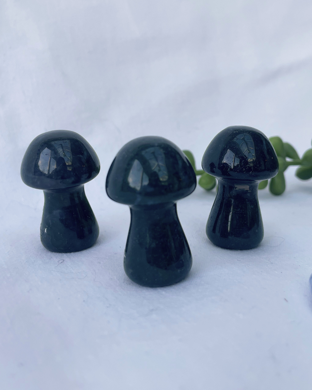 Moss Agate Mushrooms