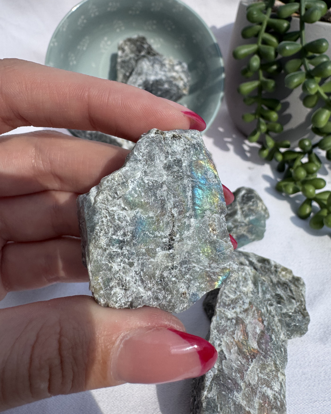 Raw Labradorite Chunks