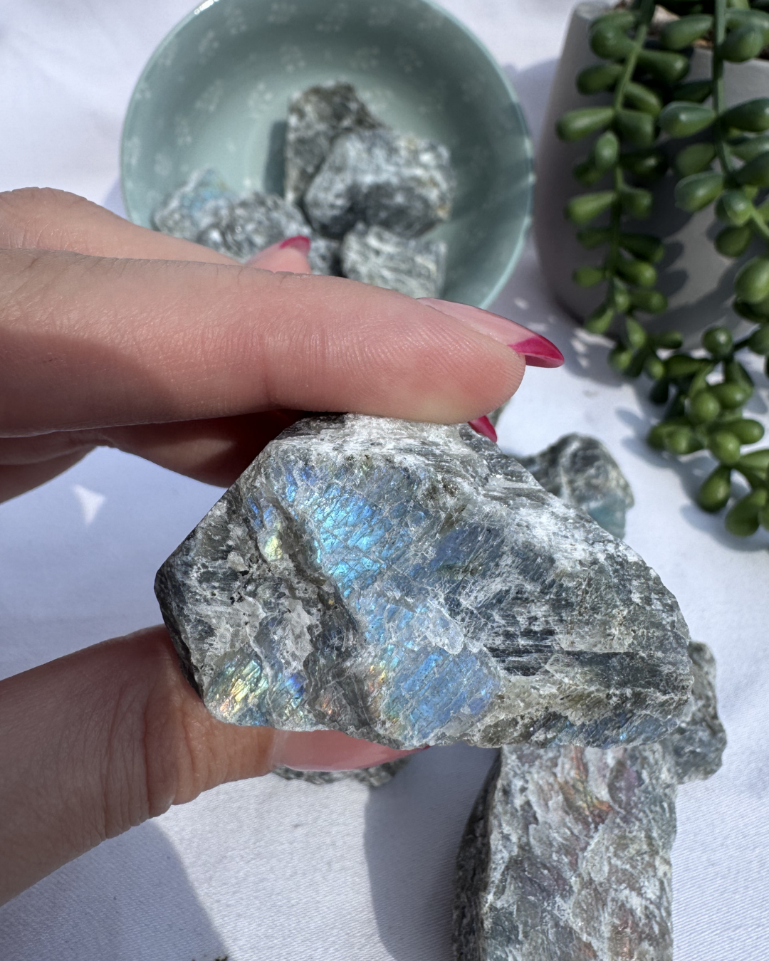 Raw Labradorite Chunks