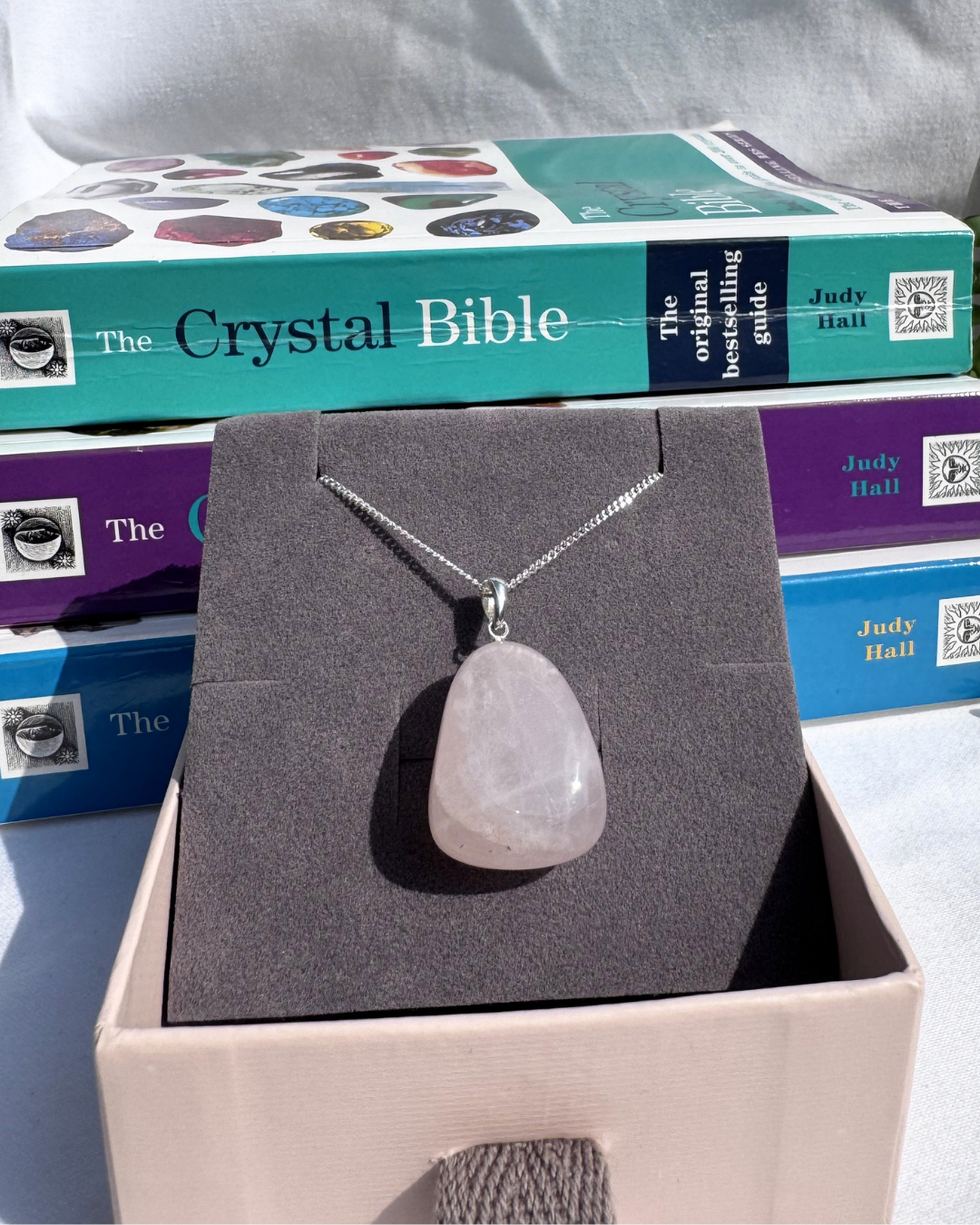 Rose Quartz Sterling Silver Necklace