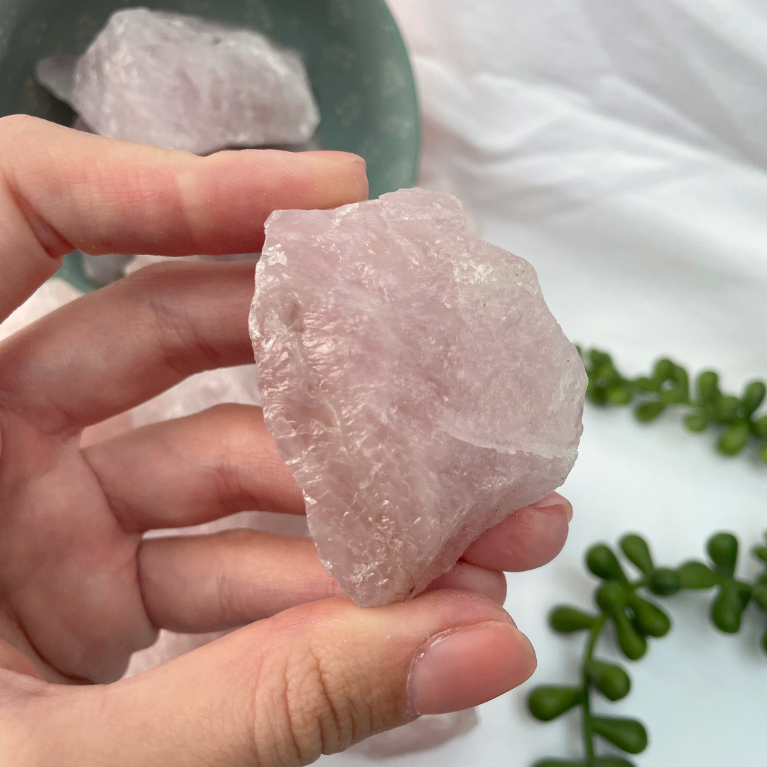 Rose Quartz Raw Chunks