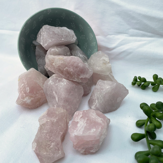 Rose Quartz Raw Chunks