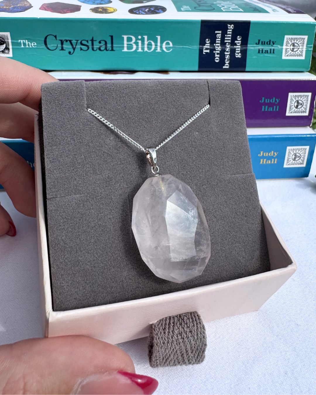 Rose Quartz Faceted Sterling Silver Necklace
