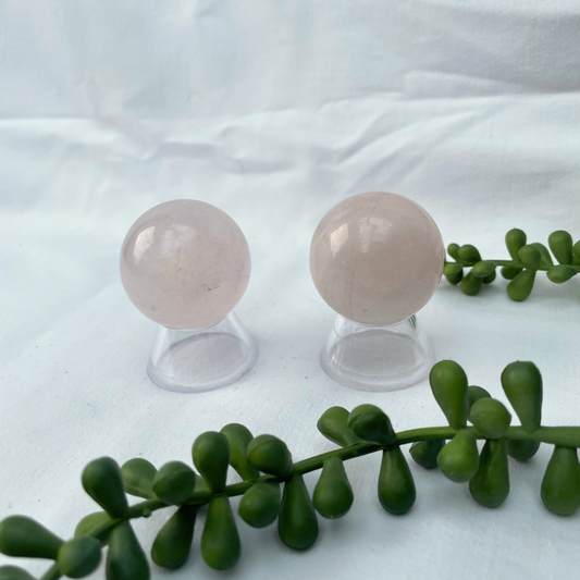 Rose Quartz Spheres