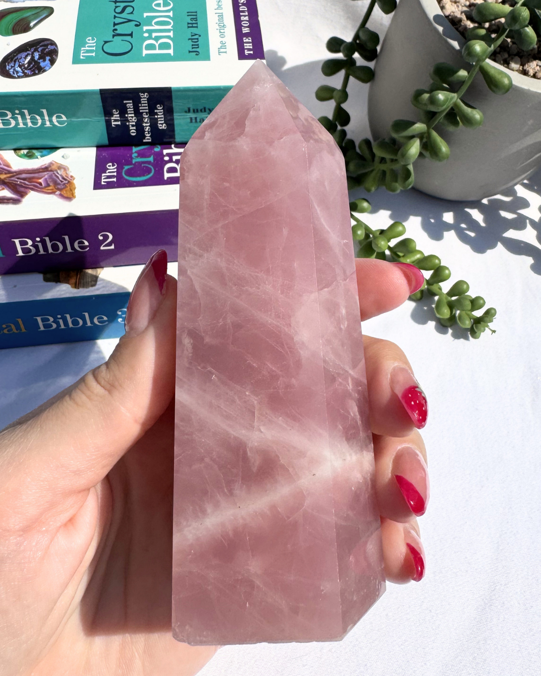 Rose Quartz Chunky Tower