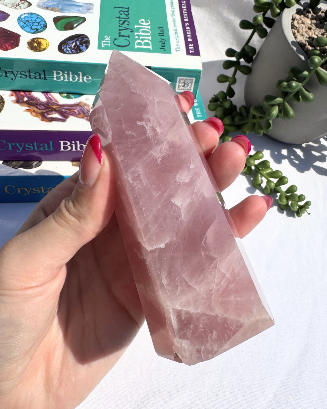 Rose Quartz Chunky Tower