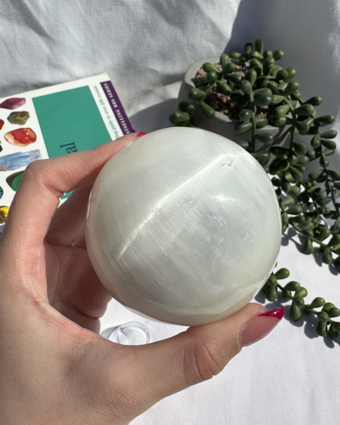 Large Selenite Sphere