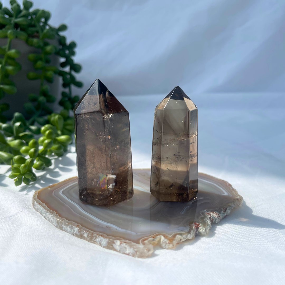 High Grade Smoky Quartz Towers