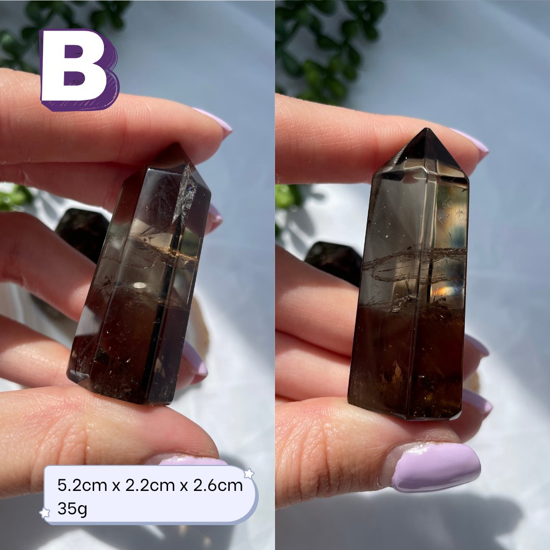 High Grade Smoky Quartz Towers
