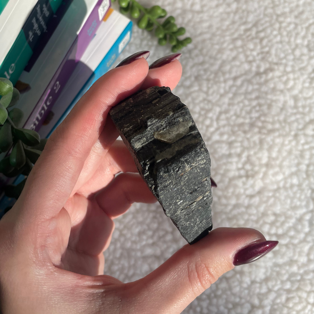 Raw Black Tourmaline