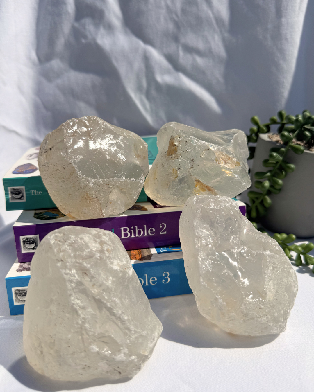 Raw Girasol Quartz Chunks