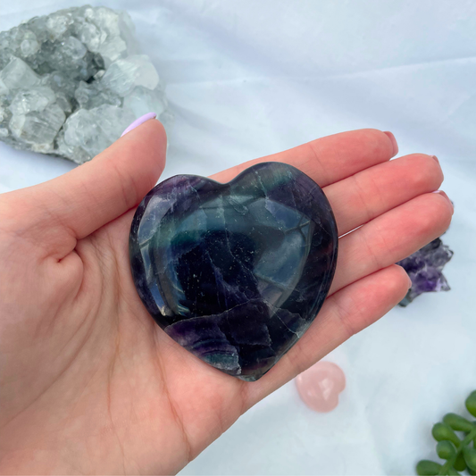 Big Fluorite Heart